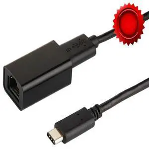 FOR 1PC USB 3.1 Type C Reversible (USB-C) to RJ45 100/1000Mbps Gigabit Ethernet LAN Network Adapter fit for USB3.0 con tor