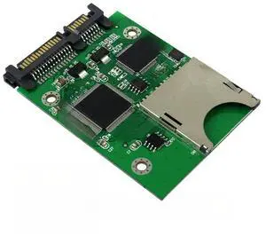 FOR SD SDHC Secure Digital MMC Memory Card to 7+15P SATA Serial ATA Converter Adapter