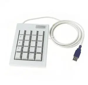 FOR 20 Keys PS/2 USB ESC Key Wired Mechanical Password Finance Number Numberic Keypad Keyboard F1 F2 F3 F4 F5 F6 CLEAR KEY