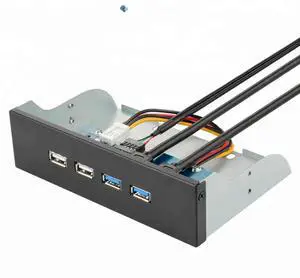 FOR 4 Port USB 3.0 and USB 2.0 5.25 inch Custom Computer Case Front Panel