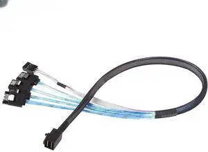 FOR MINI SAS HD SFF-8643 to 4 Port SATA 7P Cable For server