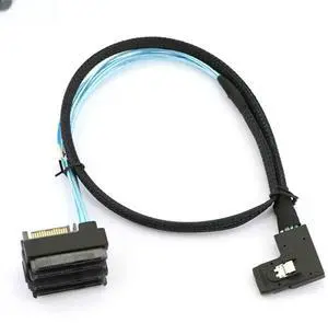 FOR MINI SAS SFF-8087 right to 4 Ports SAS SFF-8482 server con tion Cable