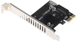 FOR PCIE to USB3.0 Type-E Front Type-C 19P 20P Expansion Card with Self-Power and Insurance PH61
