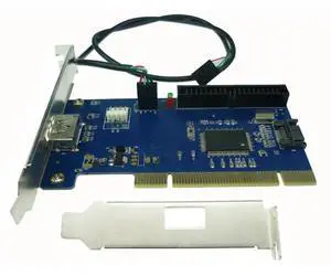 FOR eSATA+USB Combo port PCI card internal SATA+IDE hybrid card 40pin pci to power esata