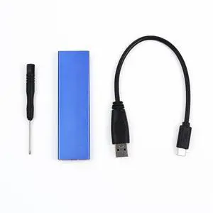 FOR Hdd Enclosure USB 3.1 Type-C USB-C to NGFF M.2 B Key SSD 2280 Adapter Card Enclosure