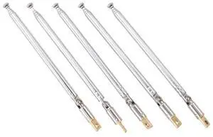 FOR 5 Pcs 32Cm Length 5 Section Telescopic AM FM Radio Antenna 180 Degree FOR 5 Pcs 32Cm Length 5 Section Telescopic AM FM Radio Antenna 180 Degree