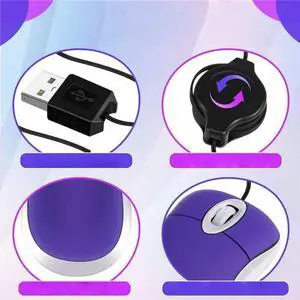 FOR Mini USB Wired Mouse Retractable Tiny Small Mouse 1600 DPI Optical Compact Travel Mice For 98 2000 XP Version FOR Mini USB Wired Mouse Retractable Tiny Small Mouse 1600 DPI Optical Compact Travel Mice For 98 2000 XP Version