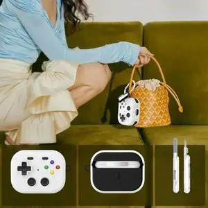 FOR Protective Case For Pro 3 Wireless Earbuds Decoration Shockproof Protection Retro Fidget Case FOR Protective Case For Pro 3 Wireless Earbuds Decoration Shockproof Protection Retro Fidget Case