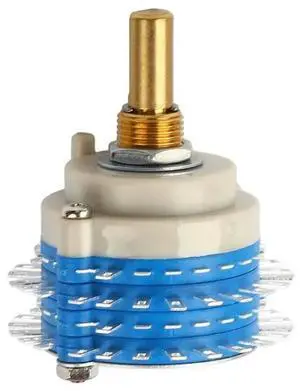 FOR Electronics Rotary 6Mm Shaft Diameter 24 Steps Length Of 20Mm Shaft Made-Before-Break Design Mechanism FOR Electronics Rotary 6Mm Shaft Diameter 24 Steps Length Of 20Mm Shaft Made-Before-Break Design Mechanism