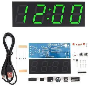 FOR Diy Electronic Kit Digital Clock Kit Soldering Project Display Date Week Temperature Alarm Learning Practice FOR Diy Electronic Kit Digital Clock Kit Soldering Project Display Date Week Temperature Alarm Learning Practice