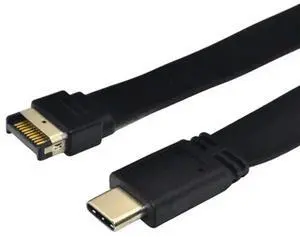 FOR Type-C Male To Type-E USB 3.1 Extension Cable 60Cm For Front Panel Headers Motherboard Adapter Wire For PC Case FOR Type-C Male To Type-E USB 3.1 Extension Cable 60Cm For Front Panel Headers Motherboard Adapter Wire For PC Case