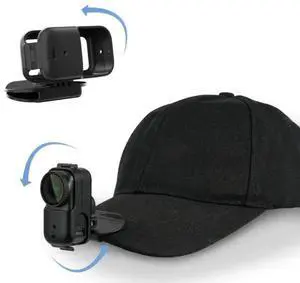 FOR -For Adjustable Sports Camera Hat Mount-For Lightweight, Durable Plastic, Black FOR -For Adjustable Sports Camera Hat Mount-For Lightweight, Durable Plastic, Black