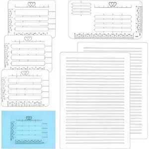 FOR Straight Line Stencil Templates Line Drawing Stencil Lettering Guide, Guide For Card Paper Journal Lettering Writing FOR Straight Line Stencil Templates Line Drawing Stencil Lettering Guide, Guide For Card Paper Journal Lettering Writing