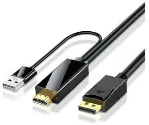 FOR 4K To DP Converter Cable Male To Female Adapter For HDTV Conversion For Laptop Monitor Compatibility Male FOR 4K To DP Converter Cable Male To Female Adapter For HDTV Conversion For Laptop Monitor Compatibility Male