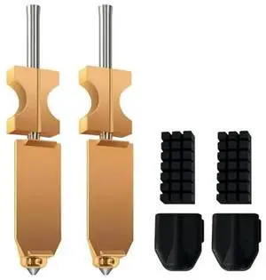 FOR AD5X 0.4Mm Hotend Nozzle Assembly 2Packs, Extra 2PCS Silicone Sock+ 2PCS Nozzle Brush For Upgraded 3D Printe FOR AD5X 0.4Mm Hotend Nozzle Assembly 2Packs, Extra 2PCS Silicone Sock+ 2PCS Nozzle Brush For Upgraded 3D Printe