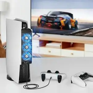 FOR Console Rear Cooling Fan Gaming Console Temperature Control Quiet Speed Heatsink Easy Use FOR Console Rear Cooling Fan Gaming Console Temperature Control Quiet Speed Heatsink Easy Use