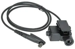 FOR GP328 Plus Walkie-Talkie GP-328 PLUS U94 PTT Cable Adapter NATO Plug Two-Way Rad Accessory FOR GP328 Plus Walkie-Talkie GP-328 PLUS U94 PTT Cable Adapter NATO Plug Two-Way Rad Accessory