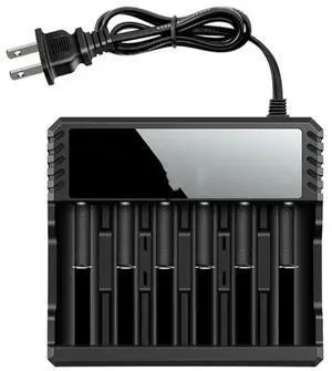 FOR 6 Bay Li- Lithium Smart Can Charge For Different Type Of Batteries US Plug FOR 6 Bay Li- Lithium Smart Can Charge For Different Type Of Batteries US Plug