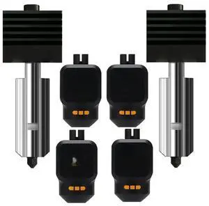FOR 2Pcs 0.2MM Hardened Steel Nozzle Hotend For Lab P2S/H2S/H2D/A1/A1 Mini Print Head Hotend W/2Pcs Silicone Sleeve FOR 2Pcs 0.2MM Hardened Steel Nozzle Hotend For Lab P2S/H2S/H2D/A1/A1 Mini Print Head Hotend W/2Pcs Silicone Sleeve