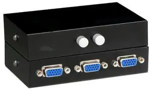FOR 2 in 1 out 2 Port VGA SVGA Sharing Sharer Selector Remote Switch Box Adapter For LCD PC TV Keyboard FOR 2 in 1 out 2 Port VGA SVGA Sharing Sharer Selector Remote Switch Box Adapter For LCD PC TV Keyboard