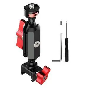 FOR Nato Slide Clamp 1/4" Swivel Plate 360° 17Mm Ball Head Peapod For RS3 RS4 RS5 Gimbal SLR Camera 1/4 Screw FOR Nato Slide Clamp 1/4" Swivel Plate 360° 17Mm Ball Head Peapod For RS3 RS4 RS5 Gimbal SLR Camera 1/4 Screw