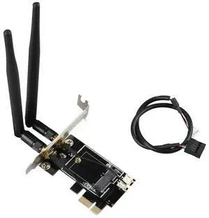 FOR Dual Antenna PCIe to M.2 NGFF Expansion card wireless wifi Card FOR Dual Antenna PCIe to M.2 NGFF Expansion card wireless wifi Card