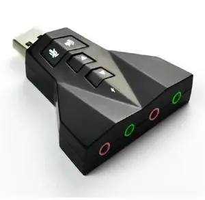 FOR Double Sound Card Virtual 7.1 Channel USB 2.0 Audio Adapter Dual Microphone and Headset 7.1Ch 3D Audio Sound Card FOR Double Sound Card Virtual 7.1 Channel USB 2.0 Audio Adapter Dual Microphone and Headset 7.1Ch 3D Audio Sound Card