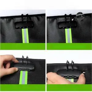 FOR Fireproof Document Bag, 5200Fireproof Document Box With Lock, Handle And Zipper For Cash, For Home FOR Fireproof Document Bag, 5200Fireproof Document Box With Lock, Handle And Zipper For Cash, For Home