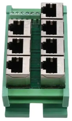 FOR RJ45 Male/Female Connector Adapter To 7-Pin RJ45 Network Terminal Block,Breakout Module For Wiring Testing FOR RJ45 Male/Female Connector Adapter To 7-Pin RJ45 Network Terminal Block,Breakout Module For Wiring Testing