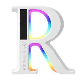 FOR Big R Wireless Charging Speaker Portable Radio Atmosphere Light Lyrics Subtitle Display FOR Big R Wireless Charging Speaker Portable Radio Atmosphere Light Lyrics Subtitle Display