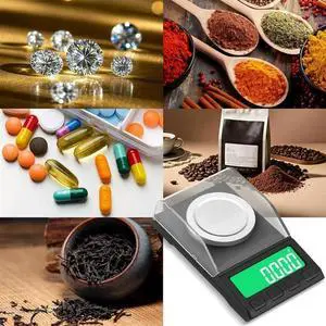 FOR Portable Milligram Scale 100G/0.001G, High Precision Powder Scale With Cover, Backlit LCD FOR Portable Milligram Scale 100G/0.001G, High Precision Powder Scale With Cover, Backlit LCD