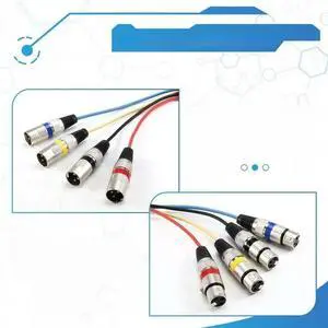 FOR 4 Channel XLR Male To Female Snake Cable - Pro Audio Effects Snake For Live, Recording, Stud , And Gigs - Patch, Amp FOR 4 Channel XLR Male To Female Snake Cable - Pro Audio Effects Snake For Live, Recording, Stud , And Gigs - Patch, Amp