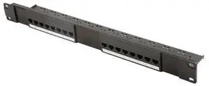 FOR Cat-6 16-Port Network Patch Panel Rackmount-Through Patch Panel Straight-Through Overhead Patch Panel FOR Cat-6 16-Port Network Patch Panel Rackmount-Through Patch Panel Straight-Through Overhead Patch Panel