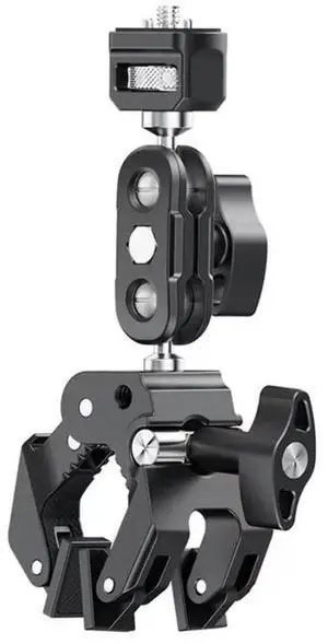 FOR CO78 Eagle Claw Powerful Pea Pod Clamping Kit 3-Jaw High Stability With 1/4" Cold Shoe Mount For Outdoor Shot FOR CO78 Eagle Claw Powerful Pea Pod Clamping Kit 3-Jaw High Stability With 1/4" Cold Shoe Mount For Outdoor Shot