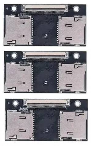 FOR TF Adapter Card 3PCS Dual Slot For CE/ZIF/SSD For Game Consoles PC Computer Connection FOR TF Adapter Card 3PCS Dual Slot For CE/ZIF/SSD For Game Consoles PC Computer Connection