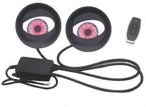 FOR DIY Kit For 6 Mode Dual-Devil' S Eye Electronic Eye Headlight Display Screen For Robot/Car Motorcycle FOR DIY Kit For 6 Mode Dual-Devil' S Eye Electronic Eye Headlight Display Screen For Robot/Car Motorcycle