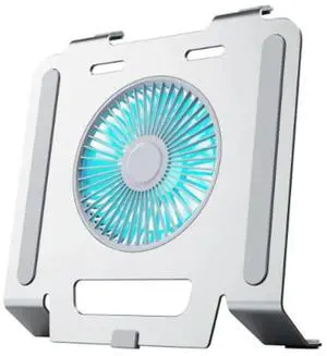 FOR Fan Holder Anti-Skid Blue Light Laptop Cooling Bracket Aluminum Alloy Integrated Molding Regulation FOR Fan Holder Anti-Skid Blue Light Laptop Cooling Bracket Aluminum Alloy Integrated Molding Regulation