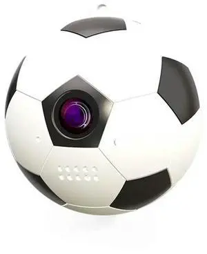 FOR Soccer Camera Wearable Keychain Video Recorder Outdoor Soccer Shape Small Sport Camera Black White FOR Soccer Camera Wearable Keychain Video Recorder Outdoor Soccer Shape Small Sport Camera Black White