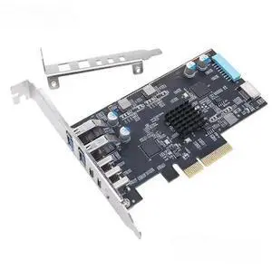 FOR PCI-E To Type-C Adapter Card PCIE To Type-Cx3+Type-Ax2+Type-E+19P IDC 10Gbps USB3.2 GEN2 For Win7/8/10/11 FOR PCI-E To Type-C Adapter Card PCIE To Type-Cx3+Type-Ax2+Type-E+19P IDC 10Gbps USB3.2 GEN2 For Win7/8/10/11