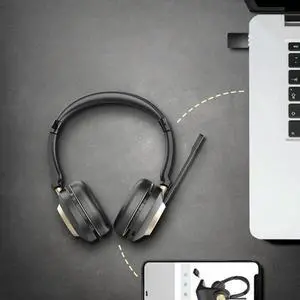 FOR Black Gold Double-Sided Head Mounting BT882C Noise-Cancelling Wireless Communication Replaceable Microphone Pole FOR Black Gold Double-Sided Head Mounting BT882C Noise-Cancelling Wireless Communication Replaceable Microphone Pole