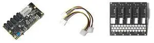 FOR SATA Expansion Card Adapter For Type-C To 5 Port JMS580 JMB575 USB Interface FOR SATA Expansion Card Adapter For Type-C To 5 Port JMS580 JMB575 USB Interface