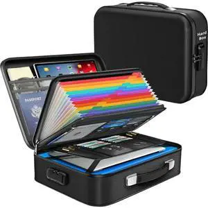 FOR Fireproof Document Box 8-Layer Hard Shell Fire Proof Safe For Home Documents,For Desk Money,For Passports Certificates FOR Fireproof Document Box 8-Layer Hard Shell Fire Proof Safe For Home Documents,For Desk Money,For Passports Certificates
