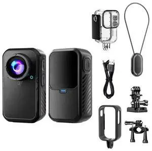 FOR Anti-Shake Wifi 5K Thumb Camera Action Camera 5X ZOOM Touchscreen Vlog Body Cam Outdoor Pocket Bicycle Video Recorder FOR Anti-Shake Wifi 5K Thumb Camera Action Camera 5X ZOOM Touchscreen Vlog Body Cam Outdoor Pocket Bicycle Video Recorder
