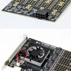 FOR Pcle 3.0 To M. 2 NVME Expansion Card 8-Disk, PLX8749 Free Drive, Free Main Board Split, M. 2 NVME 8-Disk FOR Pcle 3.0 To M. 2 NVME Expansion Card 8-Disk, PLX8749 Free Drive, Free Main Board Split, M. 2 NVME 8-Disk