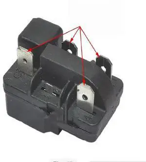 FOR 1pcs Refrigerator BCD-220TG Compressor PTC Starter Overtemperature Overload Protection Relay FOR 1pcs Refrigerator BCD-220TG Compressor PTC Starter Overtemperature Overload Protection Relay
