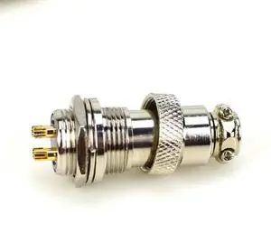 FOR 1pcs One set GX16 Air plug socket Gold-plated 16MF (1pcs Male plug+ female socket) hi-end Aviation power plug FOR 1pcs One set GX16 Air plug socket Gold-plated 16MF (1pcs Male plug+ female socket) hi-end Aviation power plug