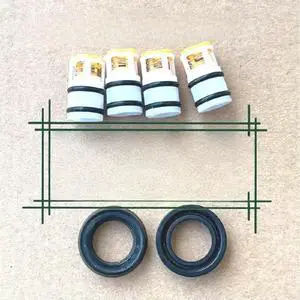 FOR 1 set Lithium car wash repair kit, check valve 10*17mm, water seal 12*18*5.1mm accessories, water parts FOR 1 set Lithium car wash repair kit, check valve 10*17mm, water seal 12*18*5.1mm accessories, water parts