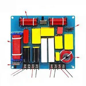 FOR Hi-Fi audiophile-grade 350W three-way crossover for car, home, KTV, and stage speakers (high, mid, low frequencies) FOR Hi-Fi audiophile-grade 350W three-way crossover for car, home, KTV, and stage speakers (high, mid, low frequencies)