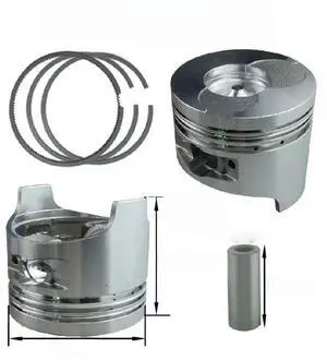 FOR 1 set, C i popular science air-cooled diesel engine accessories 170F/178F/186F/188/190/192 piston four matching FOR 1 set, C i popular science air-cooled diesel engine accessories 170F/178F/186F/188/190/192 piston four matching