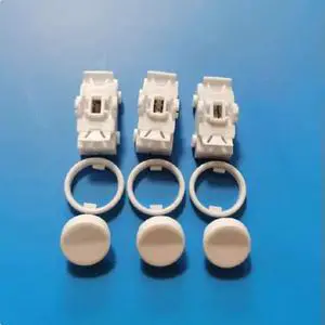 FOR 100PCS OJ-336 panel button switch, two-stage white power switch, for various lamps and household appliances FOR 100PCS OJ-336 panel button switch, two-stage white power switch, for various lamps and household appliances